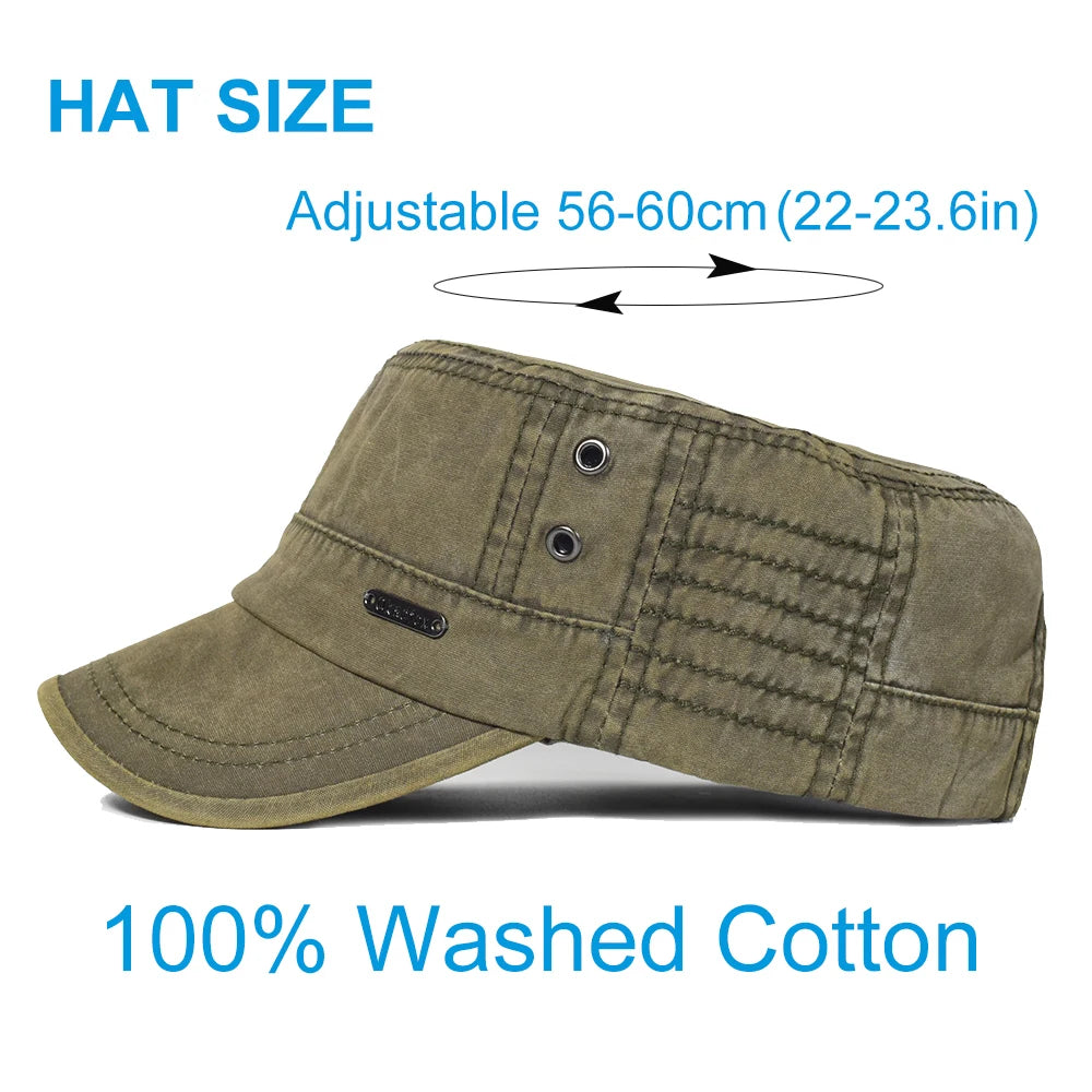 Military Flat Cap