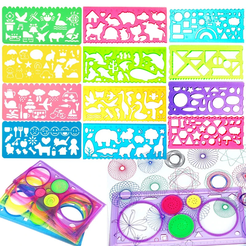 Spirograph Drawing Set