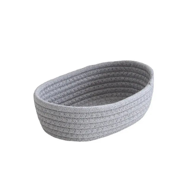 Nordic Cotton Rope Woven Storage Baskets