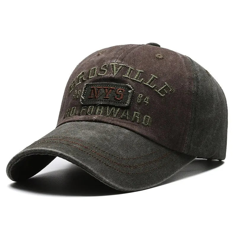 Men’s Casual Washed Cotton Baseball Cap