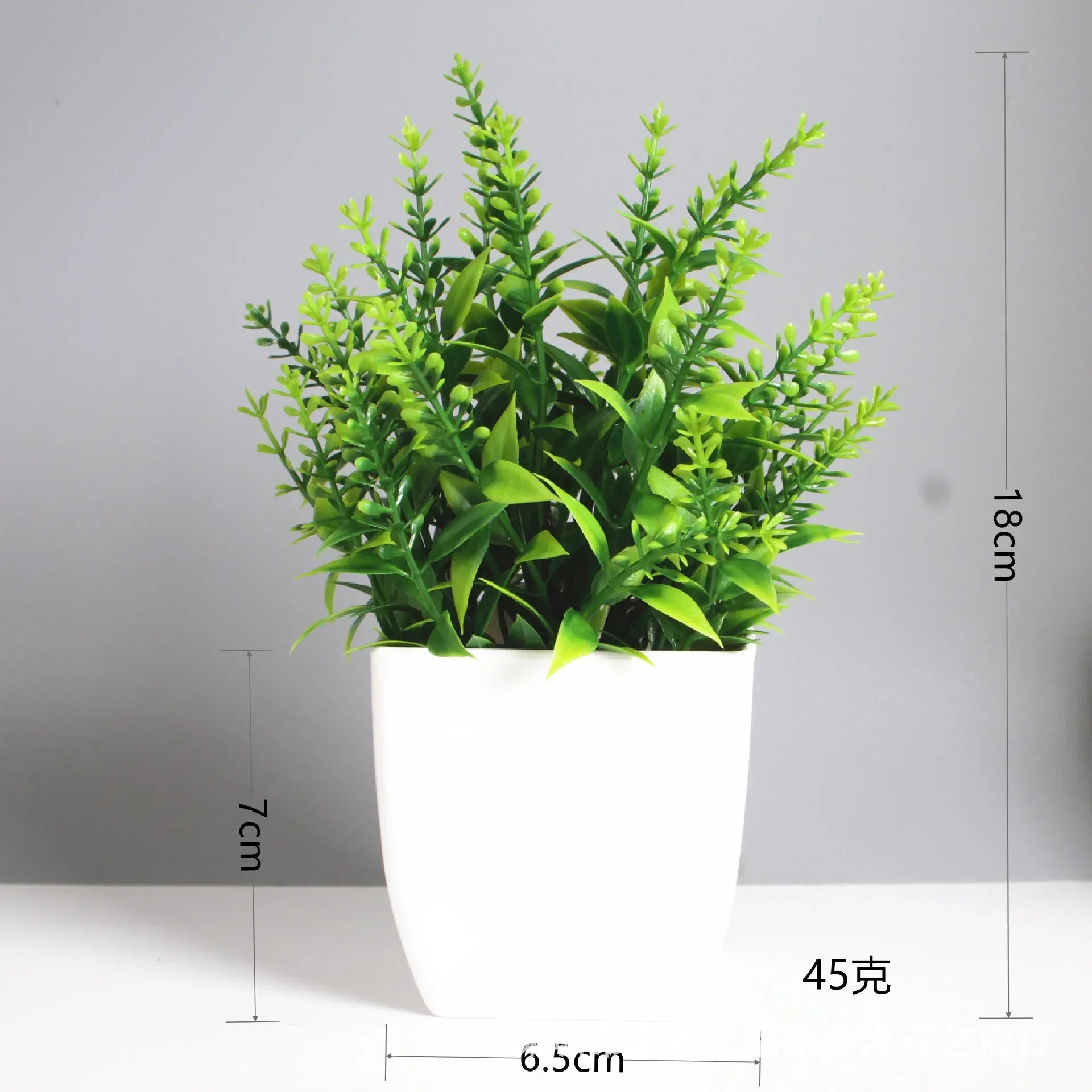 Artificial Green Bonsai – Eucalyptus Fake Potted Plant for Home, Office, or Garden Decoration