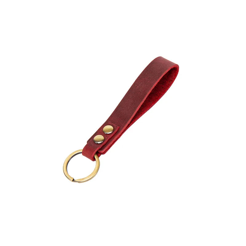 Classic Vintage Men’s Leather Keychain