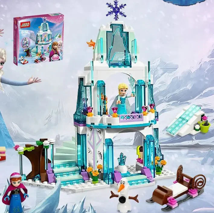 Frozen Princess Ice Castle Building Blocks Set