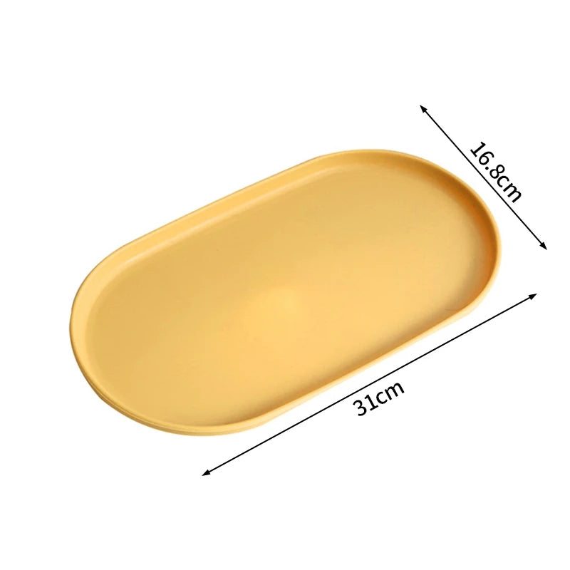 Stackable Oval Nordic Style Tray