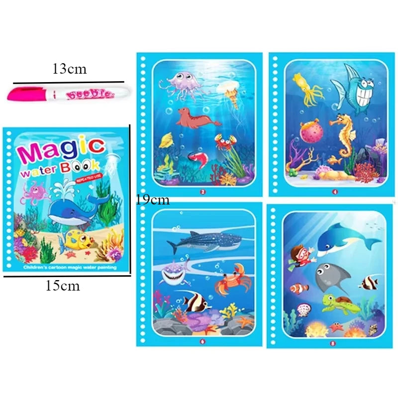 Reusable Water Drawing Book