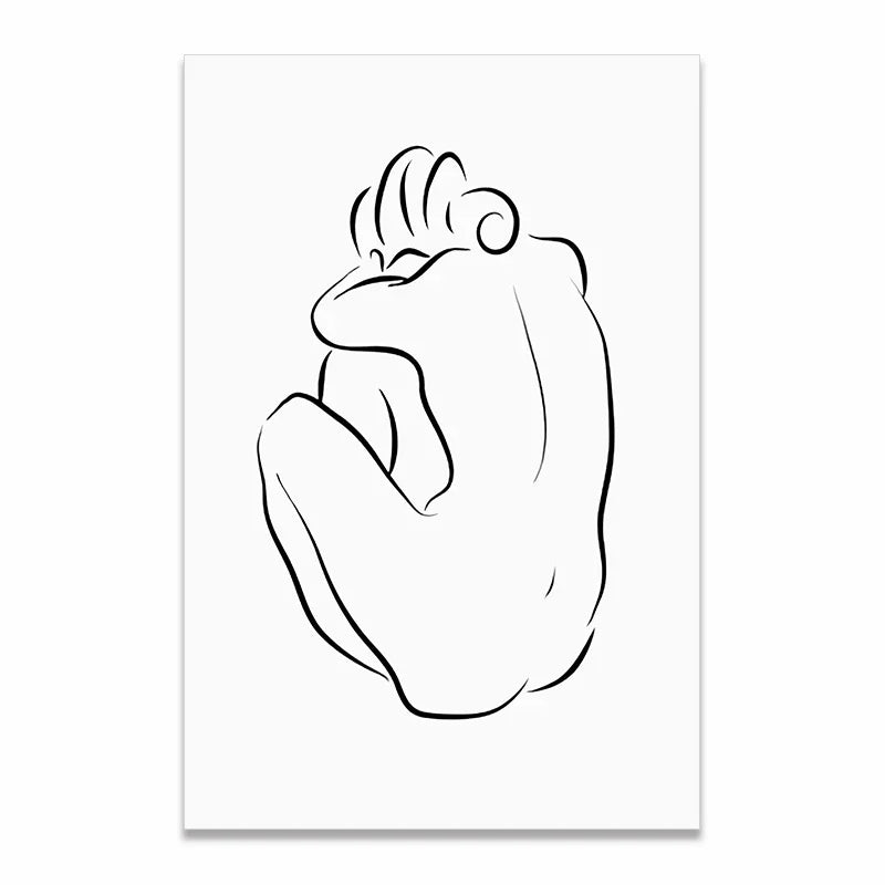 Scandinavian Abstract Matisse Poster – Minimalist Canvas Wall Art