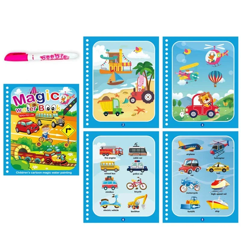 Reusable Water Drawing Book