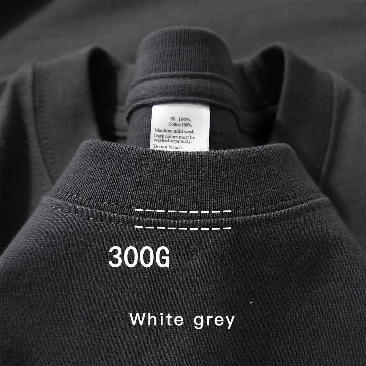 Unisex 300g Heavyweight Cotton T-shirt – Minimalist, Durable & Timeless
