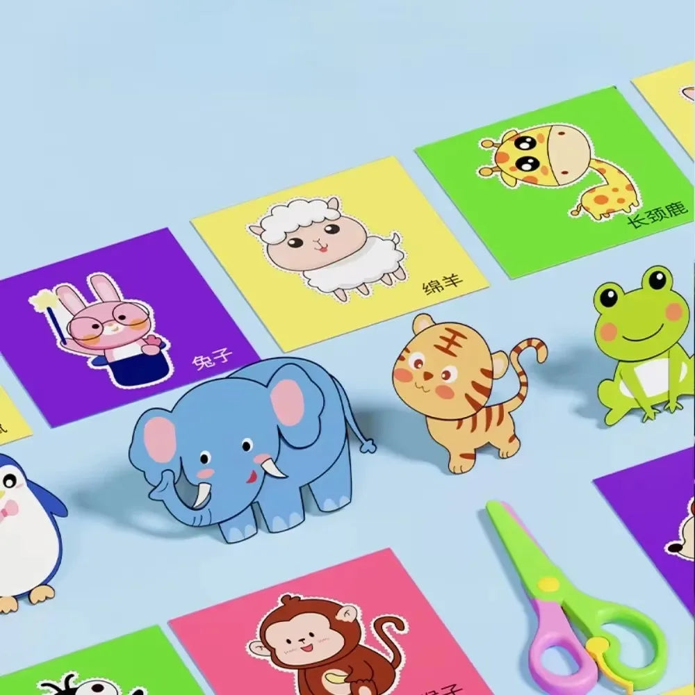 DIY Cartoon Paper Cut Kit
