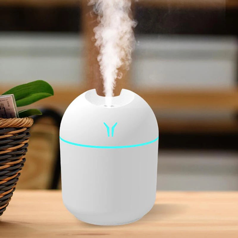 250ml USB Mini Air Humidifier – Ultrasonic Aroma Diffuse