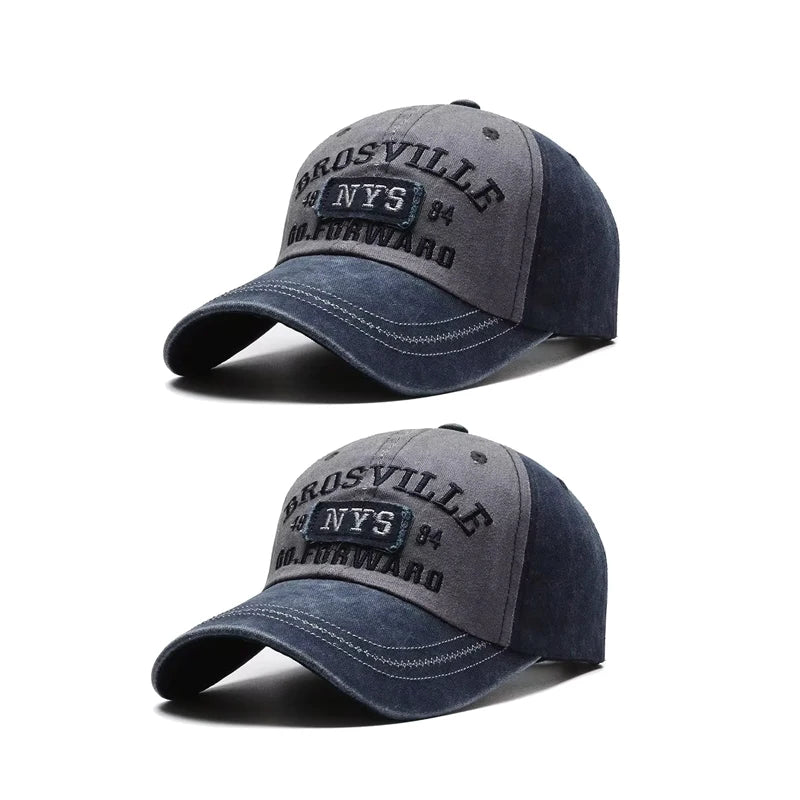 Men’s Casual Washed Cotton Baseball Cap