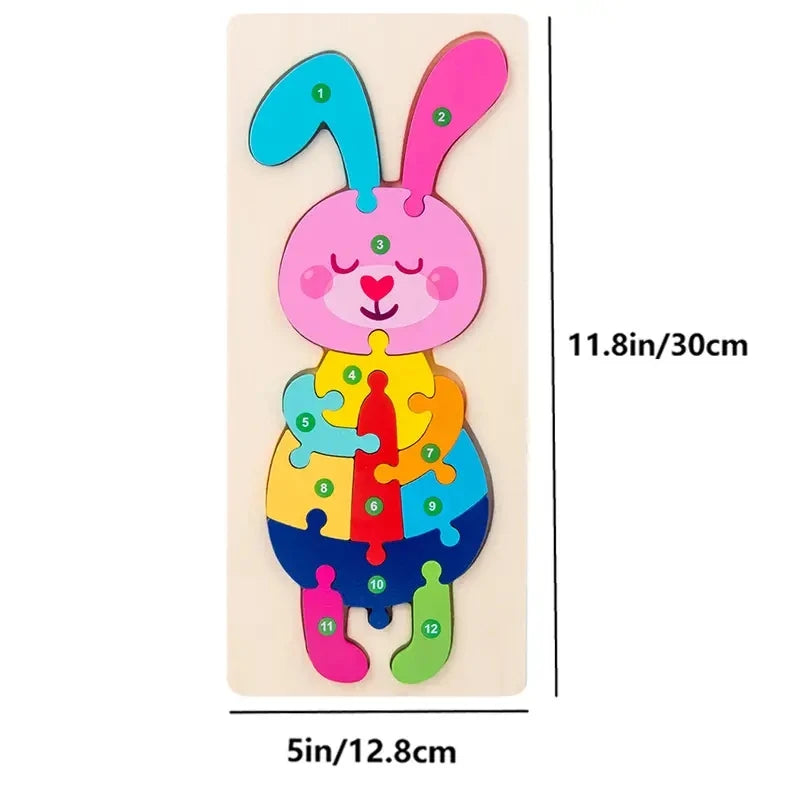 Wooden Puzzle Set for Kids