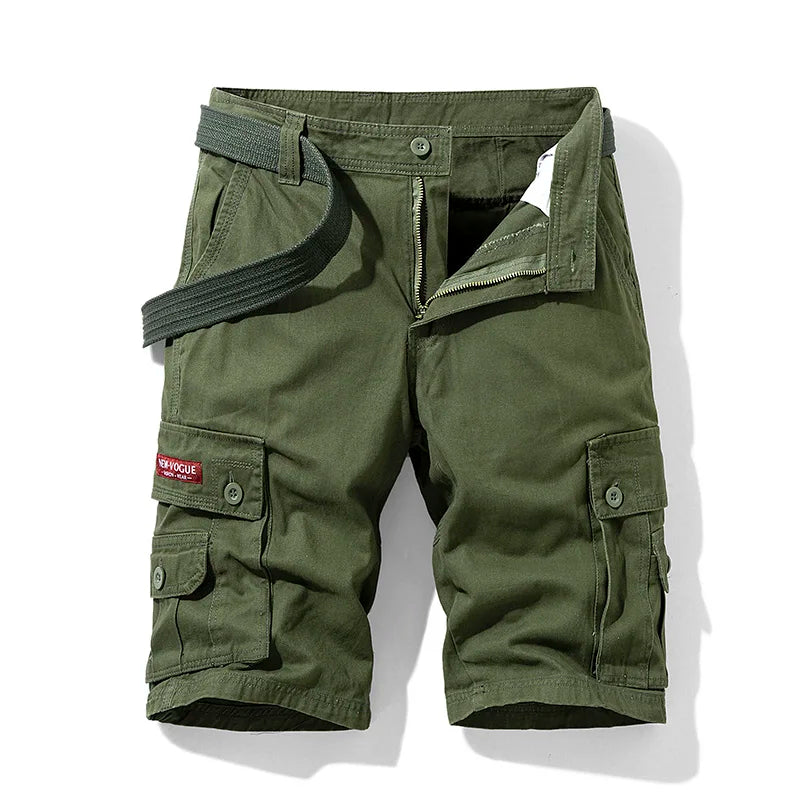 Men’s Tactical Cargo Shorts – Multi-Pocket Cotton Outdoor Shorts