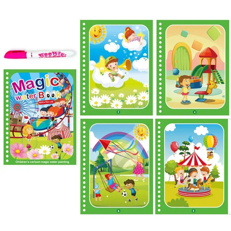 Reusable Water Drawing Book