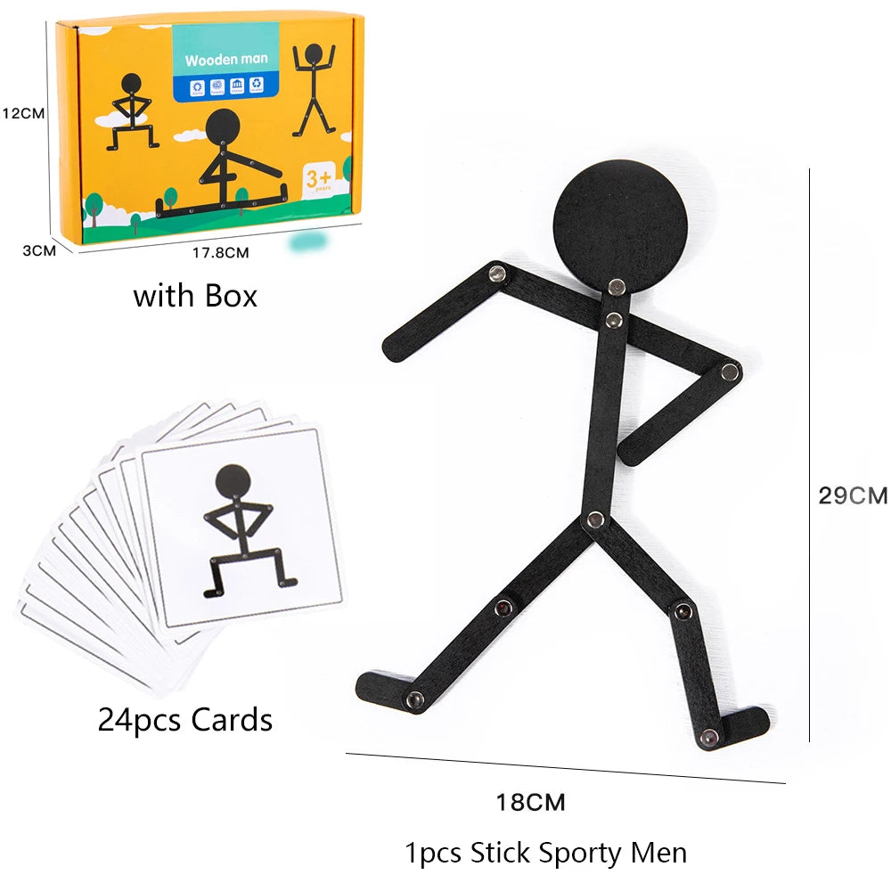 Stick Figure Puzzle Toy