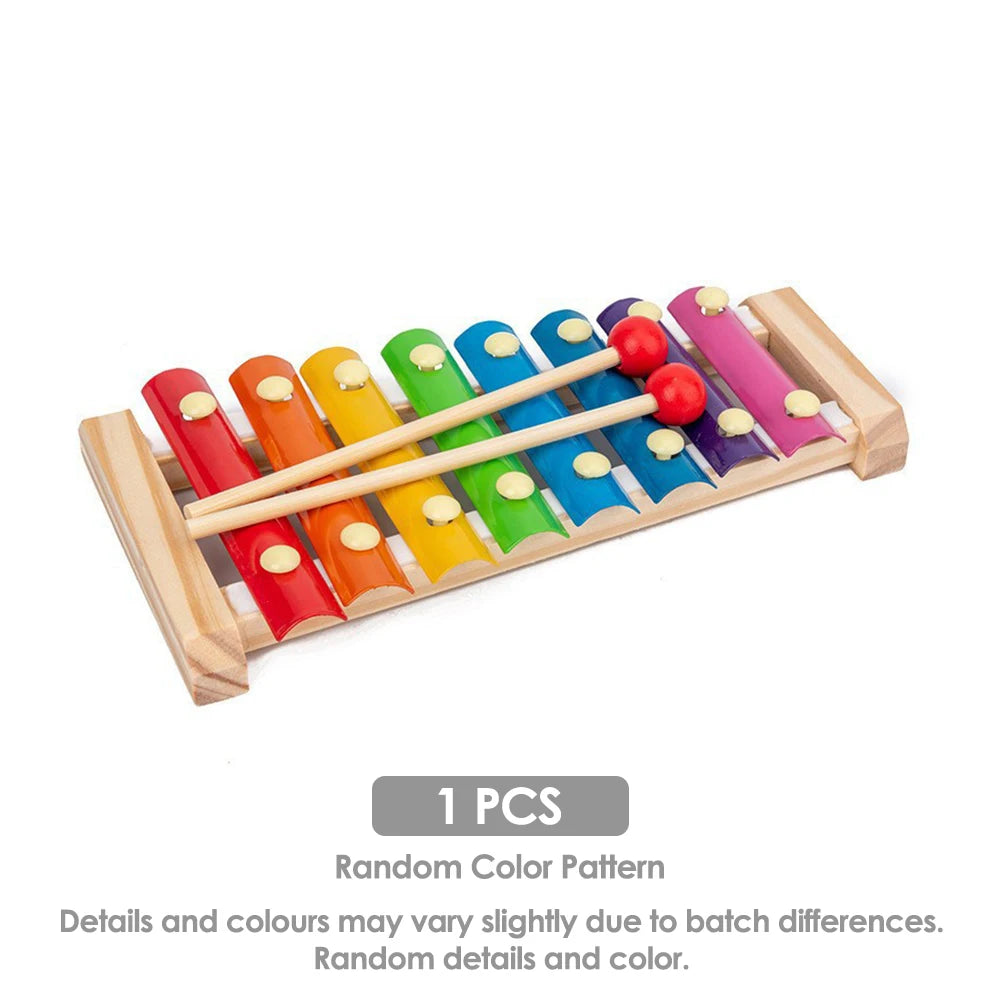 Wooden Musical Instrument Set for Kids