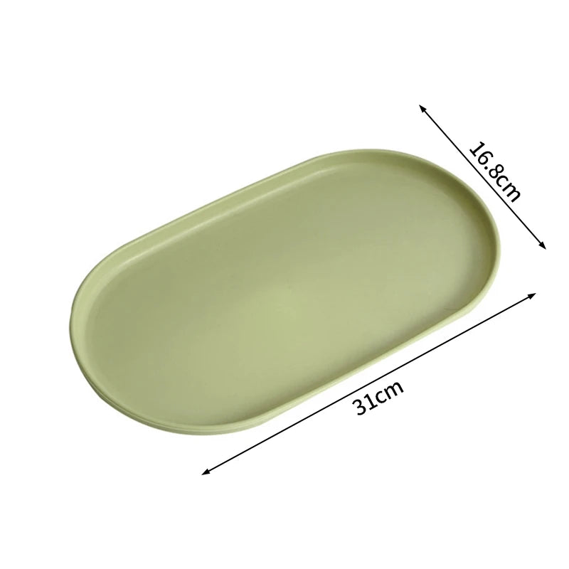 Stackable Oval Nordic Style Tray