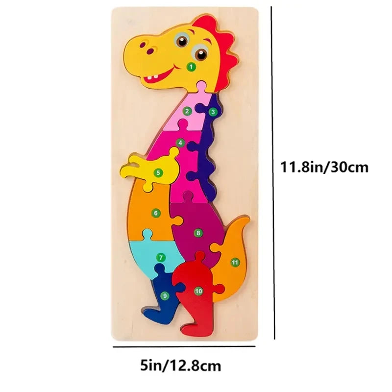 Wooden Puzzle Set for Kids