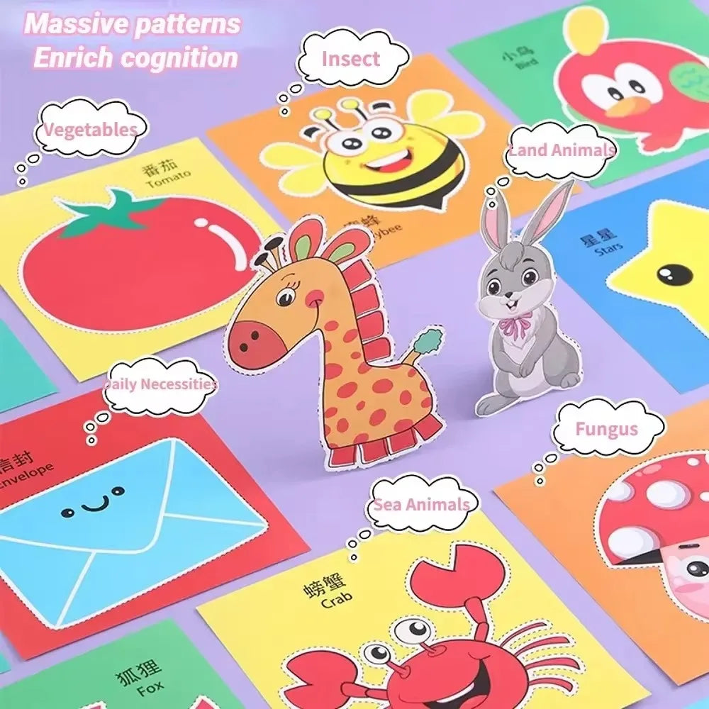 DIY Cartoon Paper Cut Kit