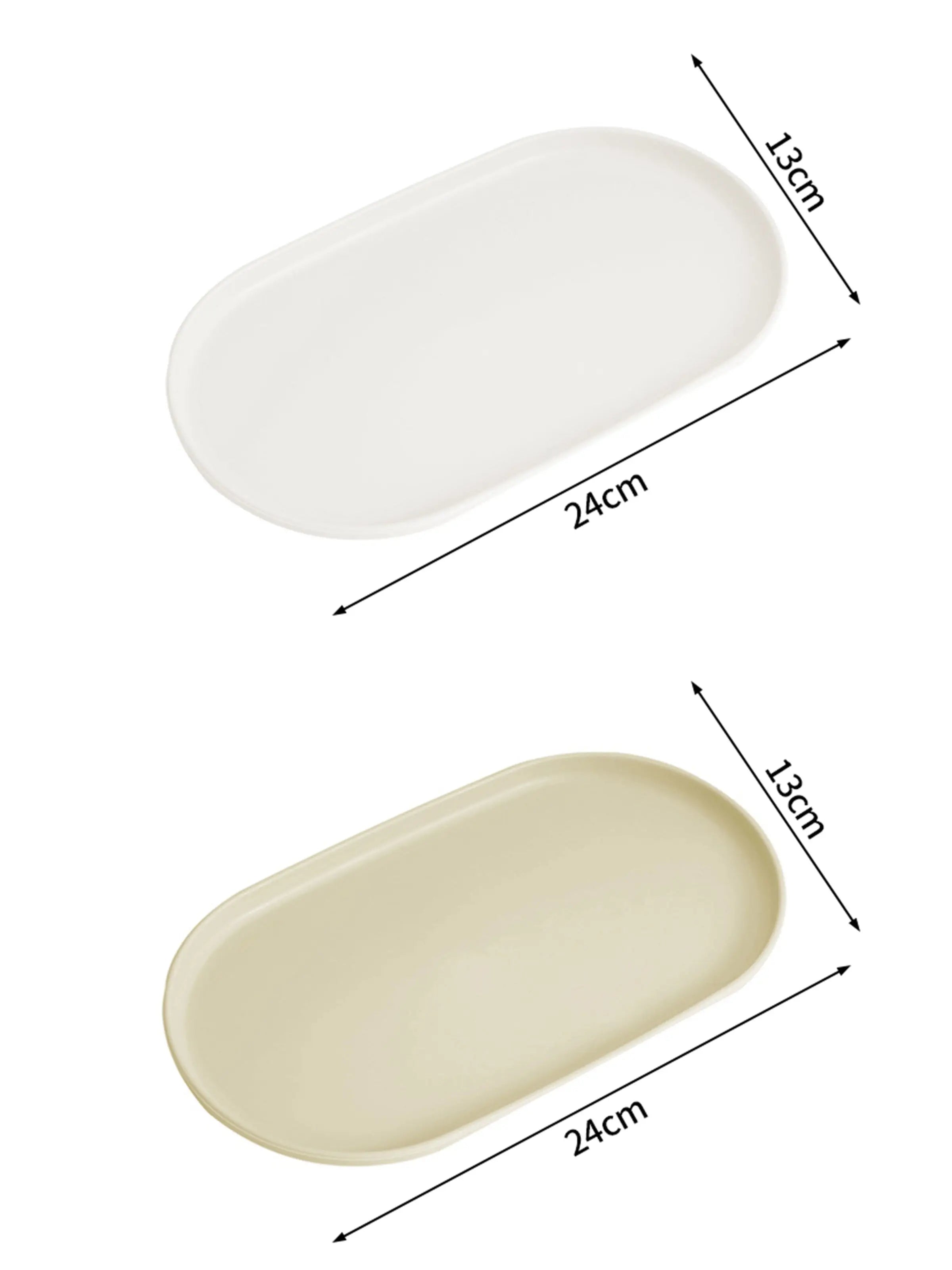 Stackable Oval Nordic Style Tray