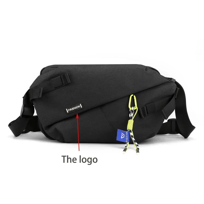 High-Quality Nylon Waist & Chest Crossbody Bag