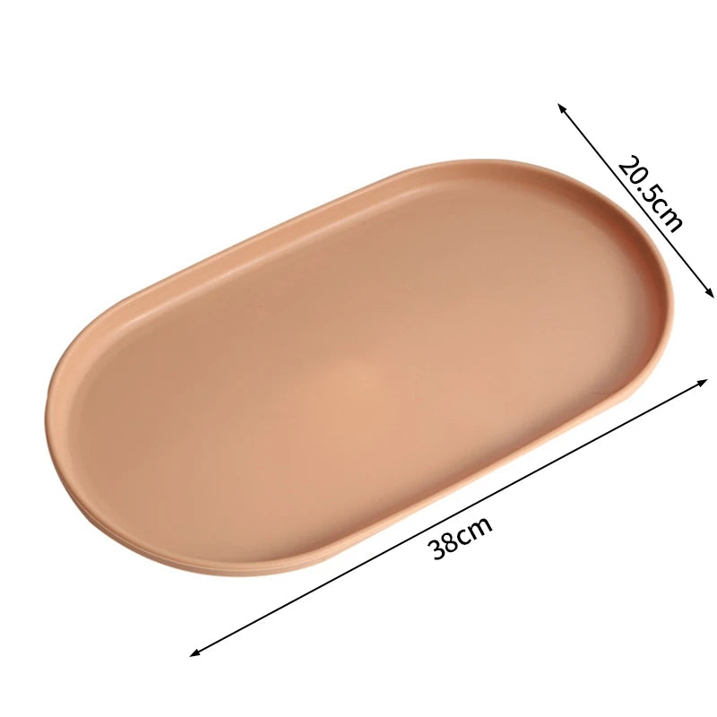 Stackable Oval Nordic Style Tray