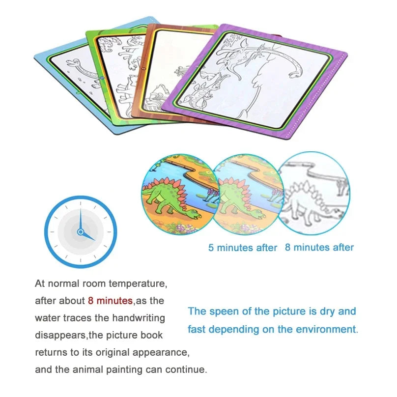 Reusable Water Drawing Book