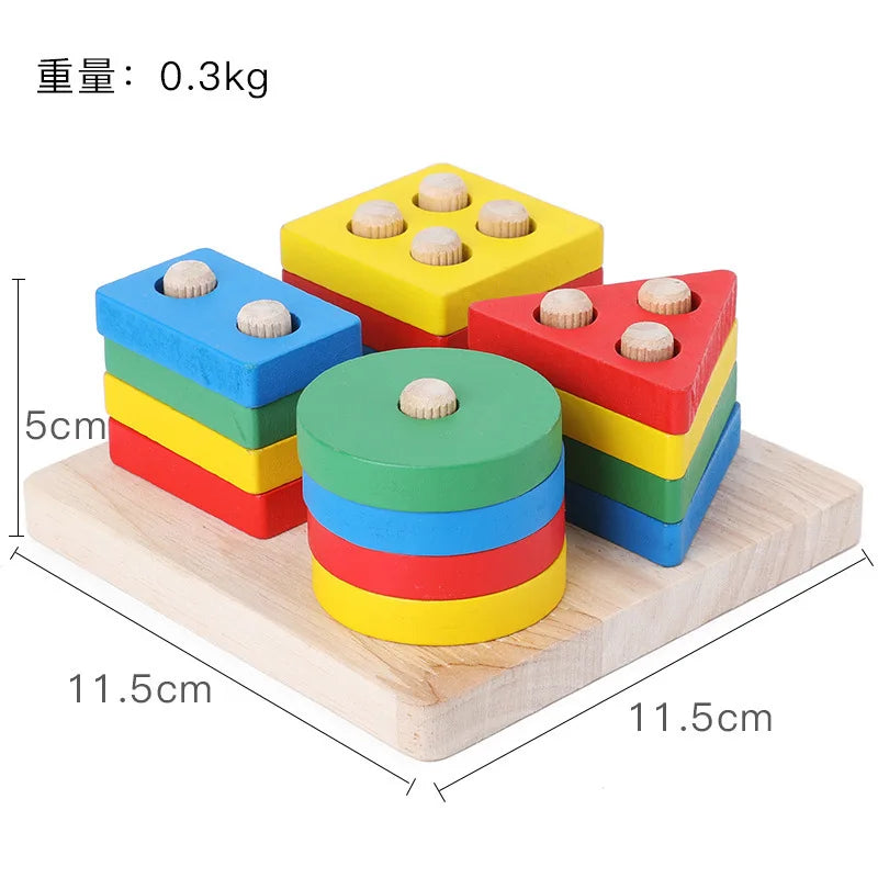 Wooden Musical Instrument Set for Kids