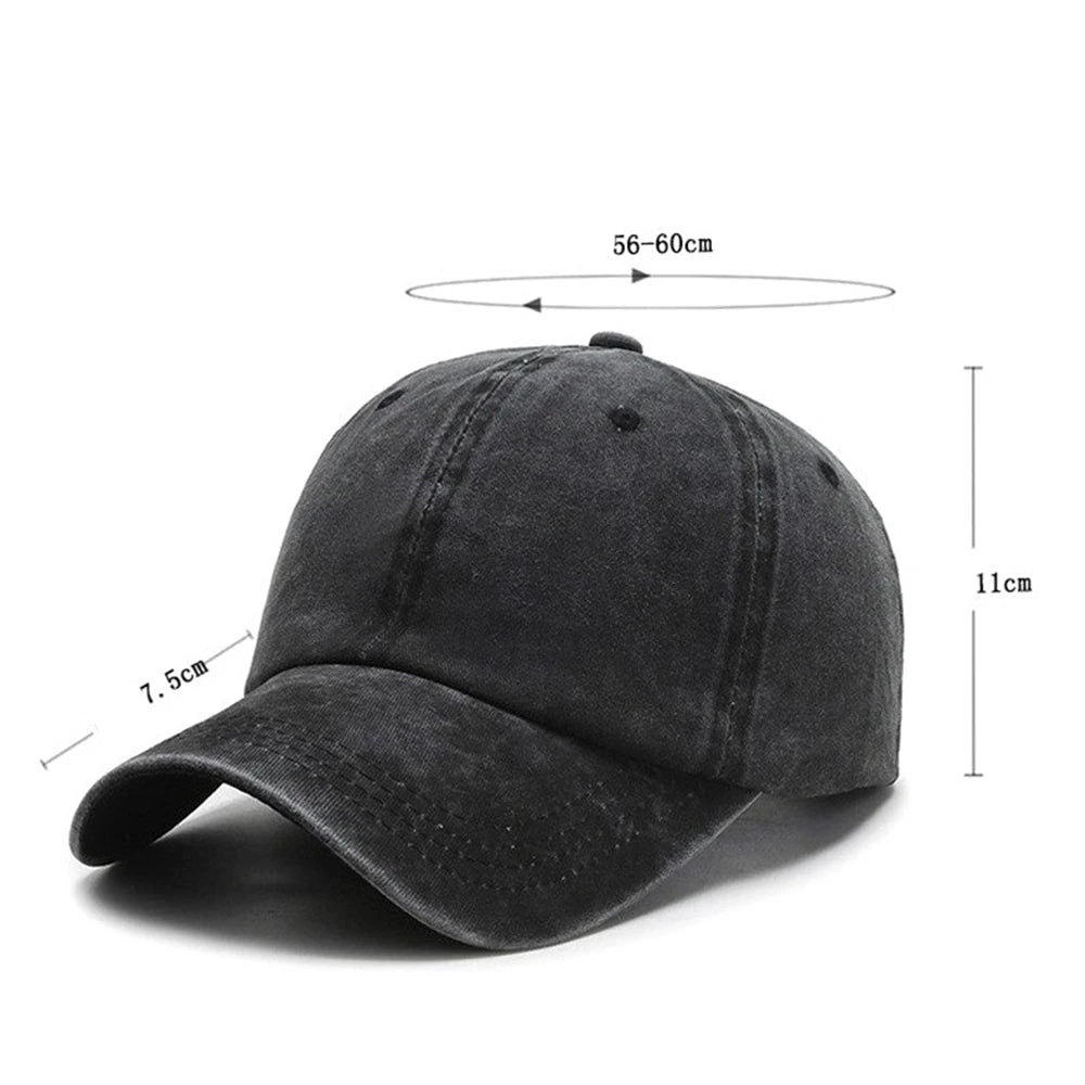 ashion Solid Baseball Cap – Unisex Streetwear Style