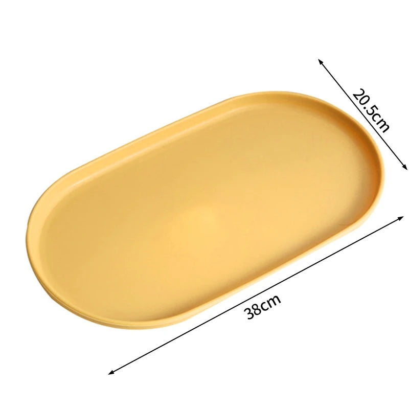 Stackable Oval Nordic Style Tray