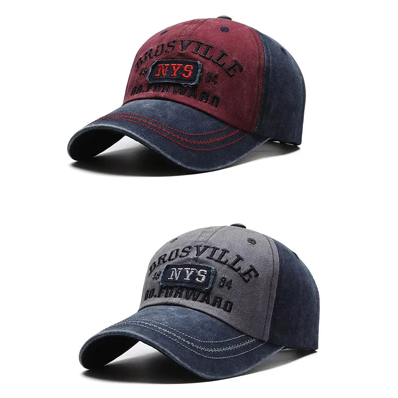 Men’s Casual Washed Cotton Baseball Cap