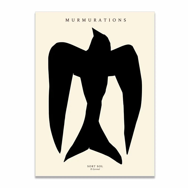 Scandinavian Abstract Matisse Poster – Minimalist Canvas Wall Art