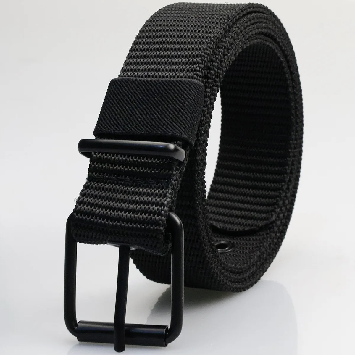 Men’s Canvas Belt with Metal Pin Buckle