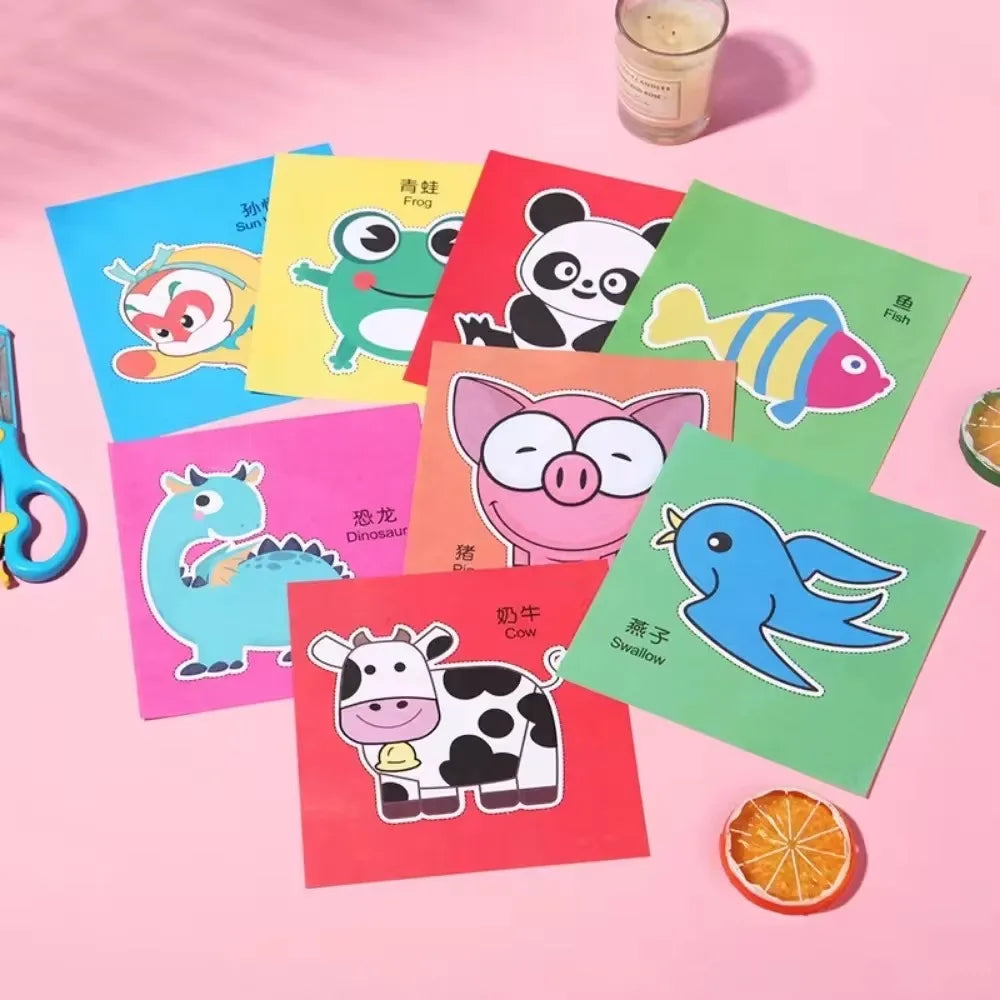 DIY Cartoon Paper Cut Kit