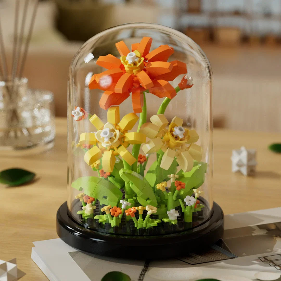 Mini Flower Bouquet Building Blocks