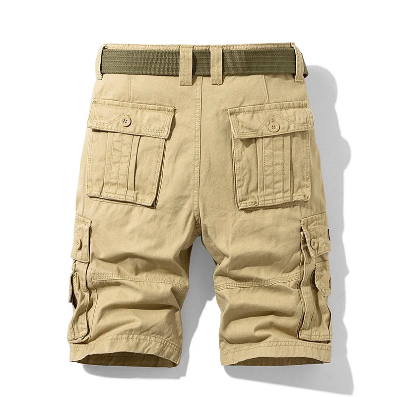 Men’s Tactical Cargo Shorts – Multi-Pocket Cotton Outdoor Shorts