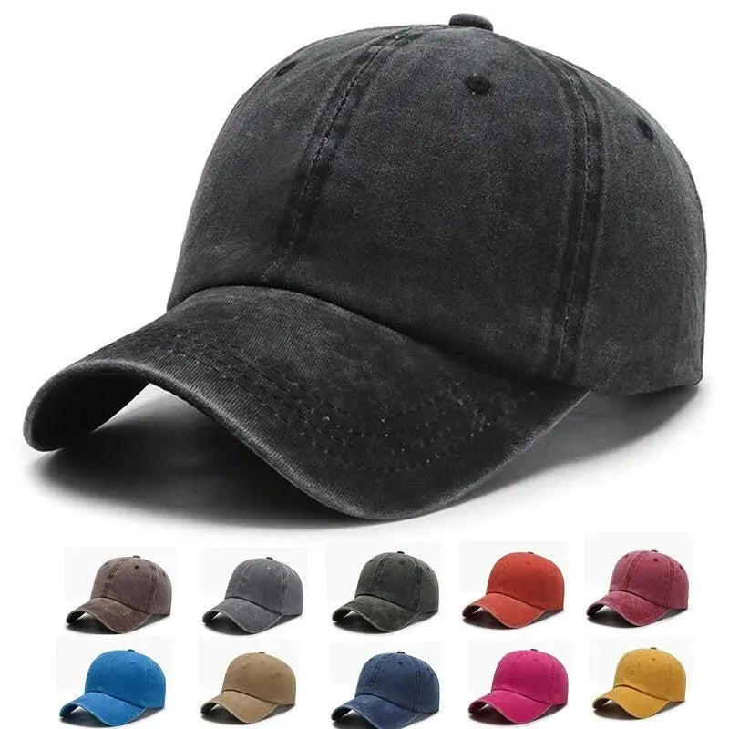 ashion Solid Baseball Cap – Unisex Streetwear Style
