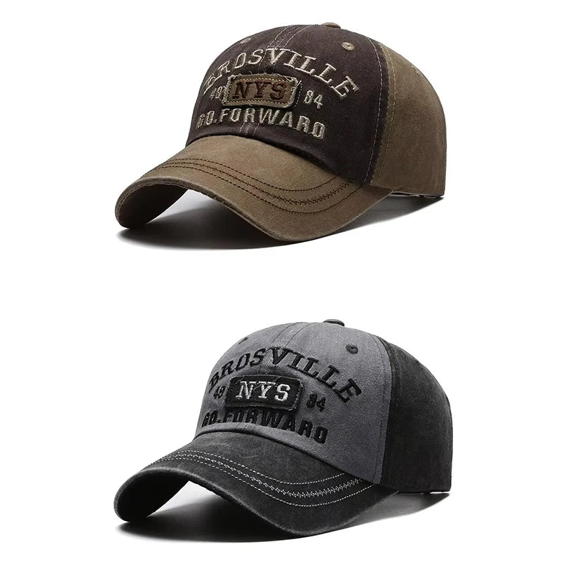 Men’s Casual Washed Cotton Baseball Cap
