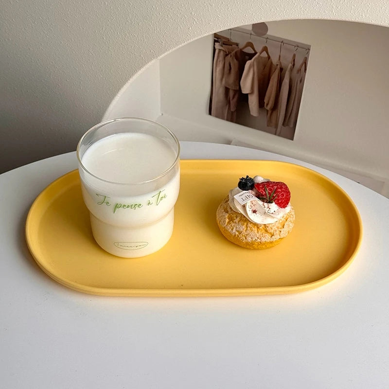 Stackable Oval Nordic Style Tray
