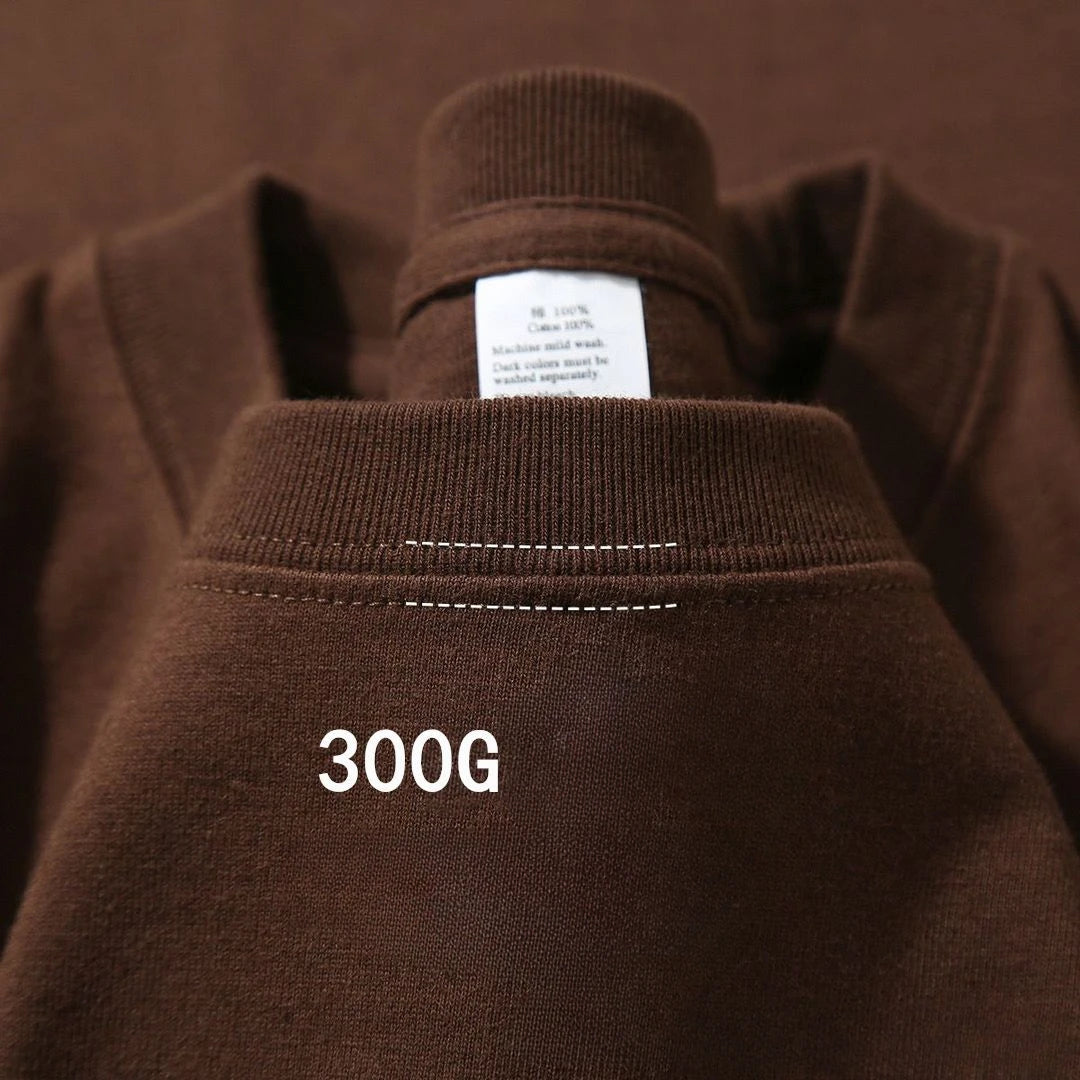 Unisex 300g Heavyweight Cotton T-shirt – Minimalist, Durable & Timeless