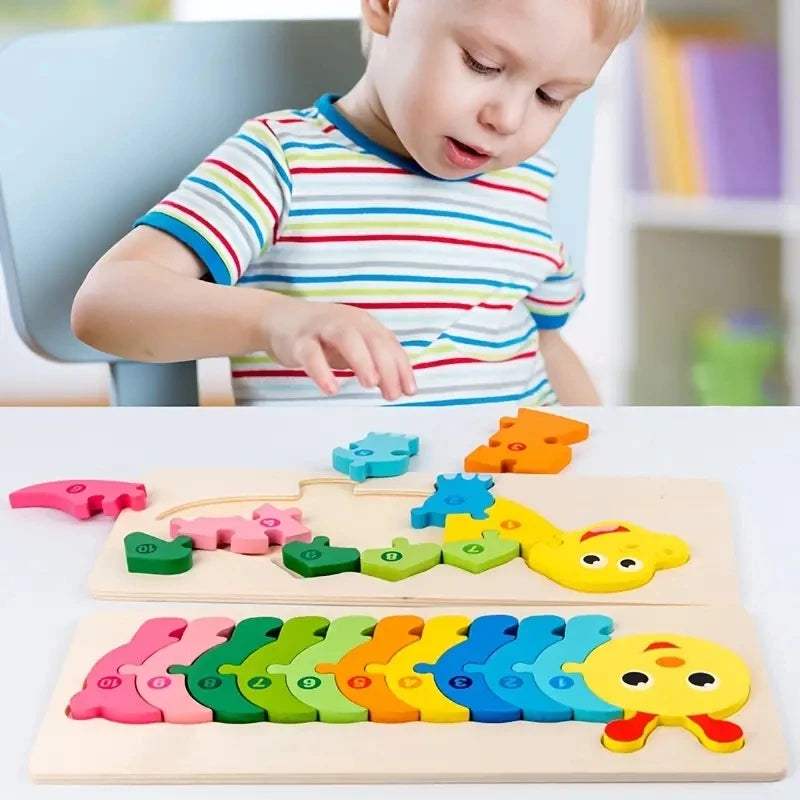 Wooden Puzzle Set for Kids