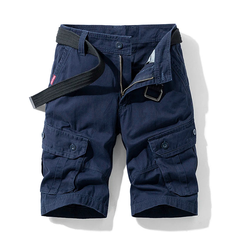 Men’s Tactical Cargo Shorts – Multi-Pocket Cotton Outdoor Shorts
