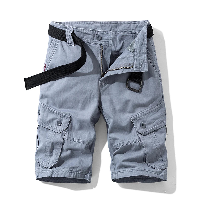 Men’s Tactical Cargo Shorts – Multi-Pocket Cotton Outdoor Shorts