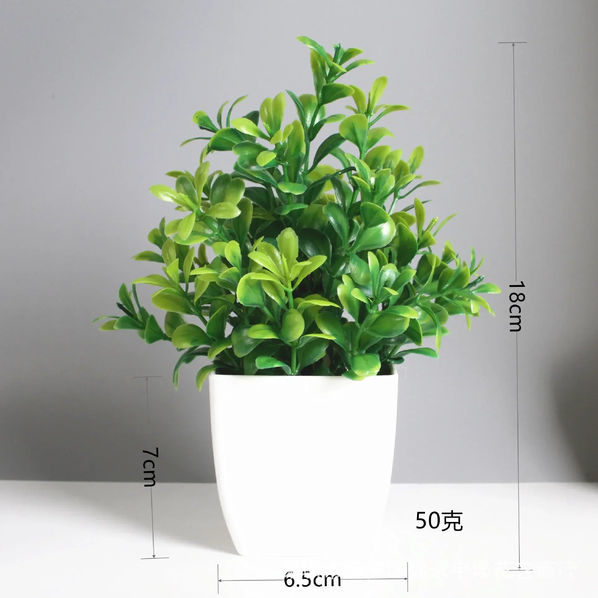 Artificial Green Bonsai – Eucalyptus Fake Potted Plant for Home, Office, or Garden Decoration