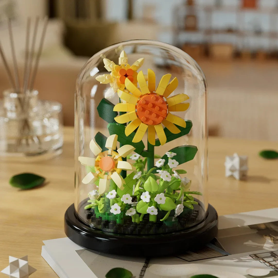 Mini Flower Bouquet Building Blocks