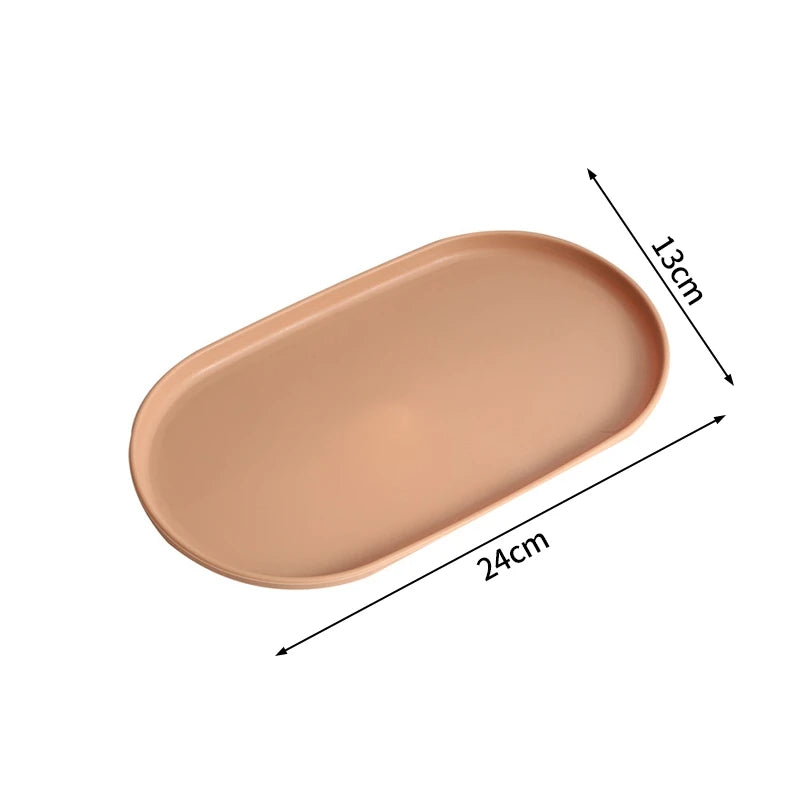 Stackable Oval Nordic Style Tray