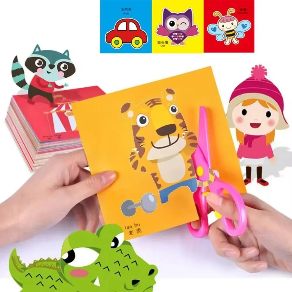 DIY Cartoon Paper Cut Kit