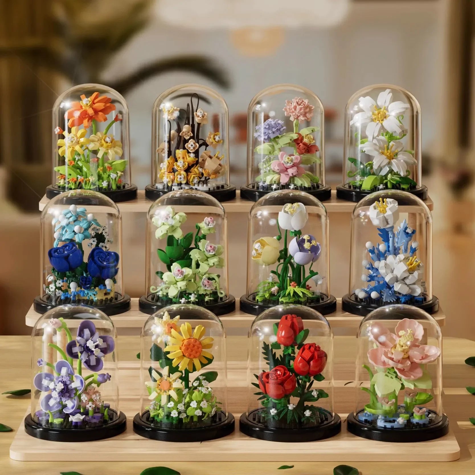 Mini Flower Bouquet Building Blocks