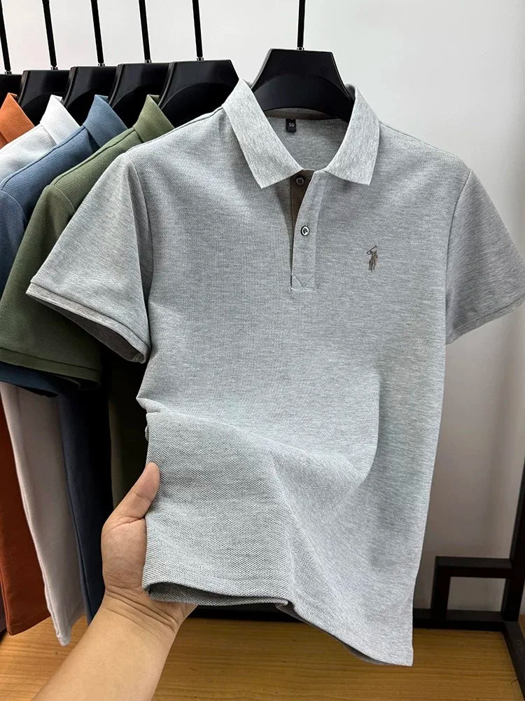 Polo Shirt – Embroidered Classic Casual Golf Style