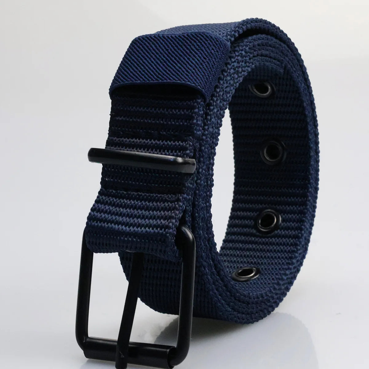 Men’s Canvas Belt with Metal Pin Buckle